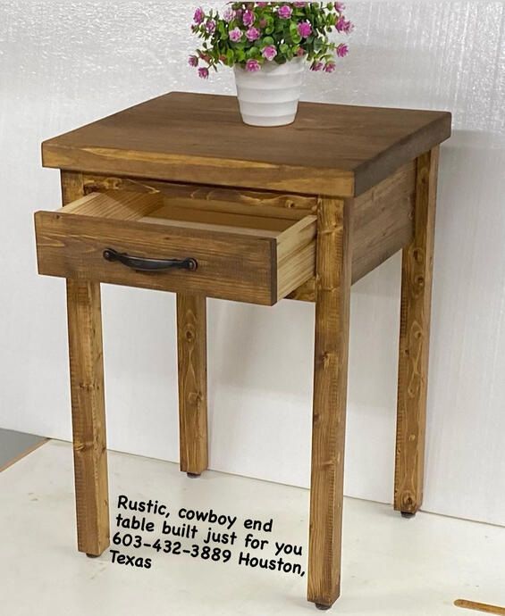 18”Wx16”Dx26”H End table 99.95 plus shipping